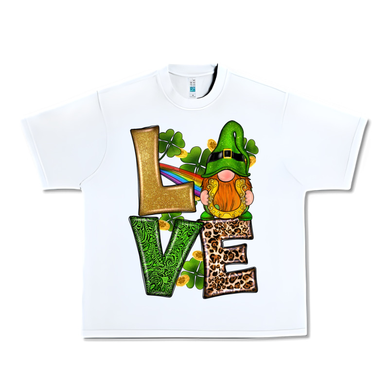 St Patricks Day Gnomes Shamrock Love Urban Heavy Tee by RanaPortraitStore | Teevron
