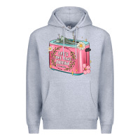 Heather Grey let s get this bread malia Premium Hoodie - MaliasSmallBusiness