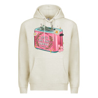Oatmeal Heather let s get this bread malia Premium Hoodie - MaliasSmallBusiness