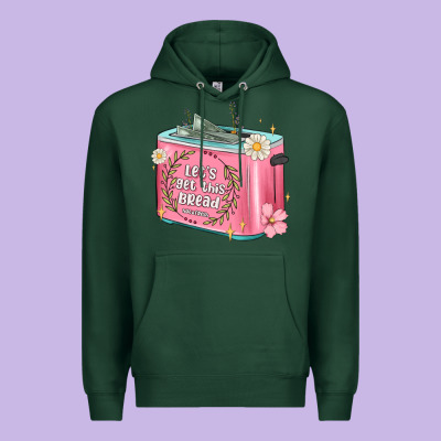 Let S Get This Bread Malia Premium Hoodie Designed By Maliassmallbusiness