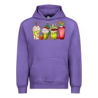 Tulip Christmas characters coffee cups Urban Hoodie - MaliasSmallBusiness