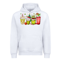 White Christmas characters coffee cups Urban Hoodie - MaliasSmallBusiness