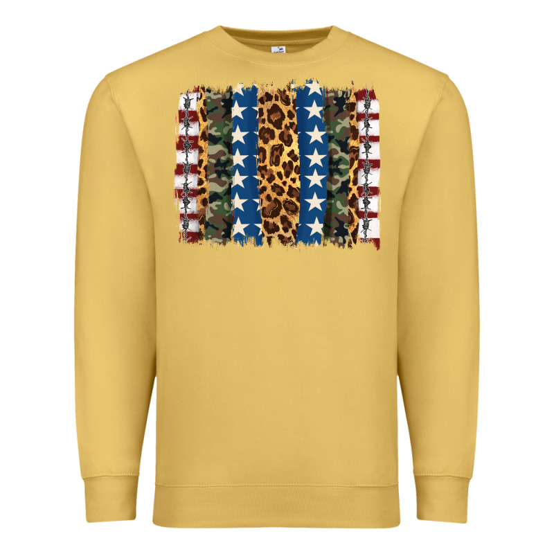 Usa Army Pattern Brushstroke Premium Sweatshirt by Artiststas | Teevron