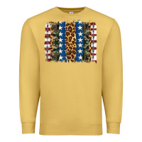 Antique Gold usa army pattern brushstroke Premium Sweatshirt - Artiststas