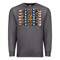 Charcoal Heather usa army pattern brushstroke Premium Sweatshirt - Artiststas