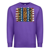 Purple usa army pattern brushstroke Premium Sweatshirt - Artiststas