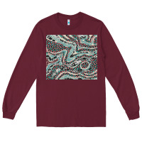 Pink And Turquoise Cowhide And Leopard Long Sleeve Tee | Teevron