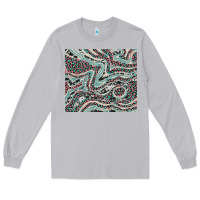 Moon Dust pink and turquoise cowhide and leopard Long Sleeve Tee - RanaPortraitStore