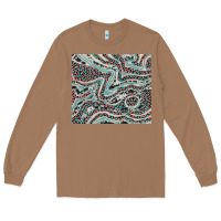 Toasted Coconut pink and turquoise cowhide and leopard Long Sleeve Tee - RanaPortraitStore