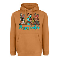 Meerkat happy easter leopard cowhide turquoise cactus bunny's Heavyweight Hoodie - JahusDesignShop