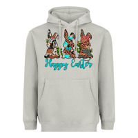 Moon Dust happy easter leopard cowhide turquoise cactus bunny's Heavyweight Hoodie - JahusDesignShop