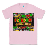 Bubblegum Pink juneteenth freedom 1865 Classic Tee - Zillion Design Studio