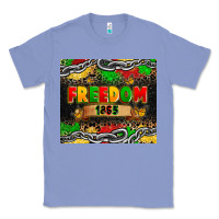 Colony Blue juneteenth freedom 1865 Classic Tee - Zillion Design Studio