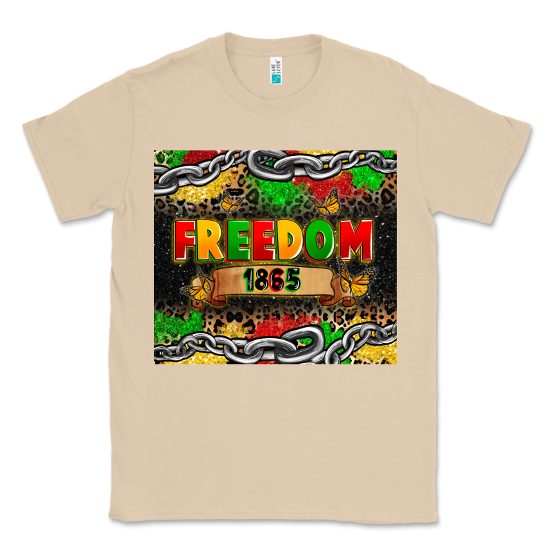 Juneteenth Freedom 1865 Classic Tee by Zillion Design Studio | Teevron