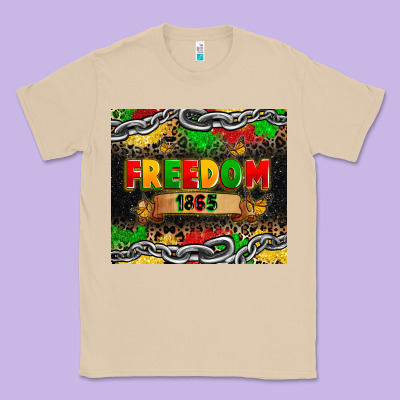 Juneteenth Freedom 1865 Classic Tee Designed By Zillion Design Studio