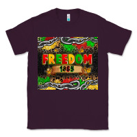 Plum juneteenth freedom 1865 Classic Tee - Zillion Design Studio