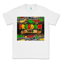 White juneteenth freedom 1865 Classic Tee - Zillion Design Studio