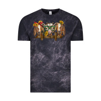 Cloud Black western goats Vintage Tee - BarkalooDesign