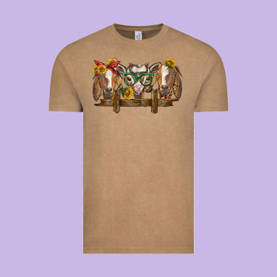 Western Goats Vintage Tee Designed By Barkaloodesign