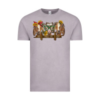 Vintage Zinc western goats Vintage Tee - BarkalooDesign