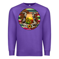 Purple horseshoe circle Premium Sweatshirt - JahusDesignShop