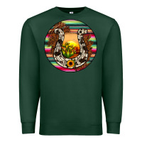 Sports Green horseshoe circle Premium Sweatshirt - JahusDesignShop