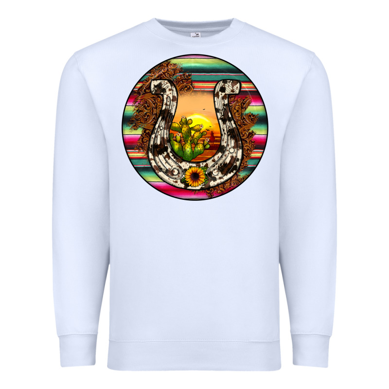 Horseshoe Circle Premium Sweatshirt by JahusDesignShop | Teevron