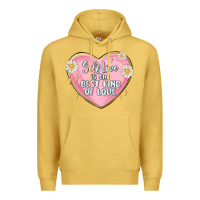 Antique Gold self love is the best kind of love malias Premium Hoodie - MaliasSmallBusiness