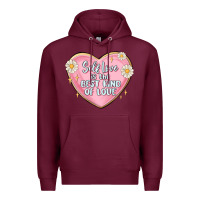 Burgundy self love is the best kind of love malias Premium Hoodie - MaliasSmallBusiness