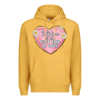 Mustard self love is the best kind of love malias Premium Hoodie - MaliasSmallBusiness