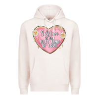 Pale Pink self love is the best kind of love malias Premium Hoodie - MaliasSmallBusiness
