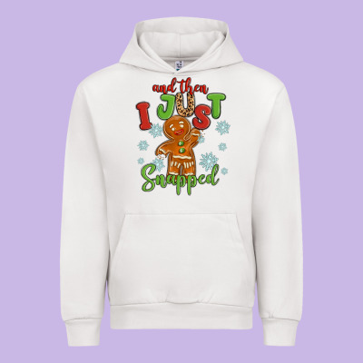 And Then I Just Snnaped Urban Hoodie Designed By Maliassmallbusiness