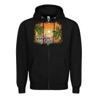 Black beach vibes Zipper Hoodie - SublimationCraftShop