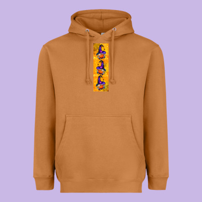 Halloween Gnome Pen Wrap Heavyweight Hoodie Designed By Bundleandbundleshop
