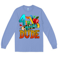 Colony Blue 4th grade dude Long Sleeve Tee - texasbilliewilder