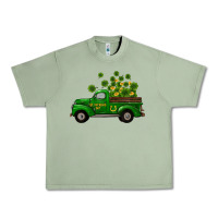 Oil Green st patricks truck shamrock horseshoe gold Urban Heavy Tee - RanaPortraitStore