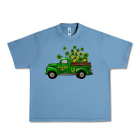 Pebble Blue st patricks truck shamrock horseshoe gold Urban Heavy Tee - RanaPortraitStore