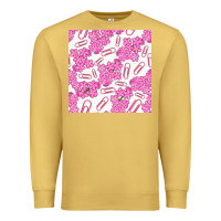 Antique Gold floral school seamless pattern Premium Sweatshirt - BundleAndBundleShop