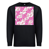 Black floral school seamless pattern Premium Sweatshirt - BundleAndBundleShop