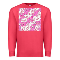 Cardinal floral school seamless pattern Premium Sweatshirt - BundleAndBundleShop
