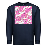 Navy floral school seamless pattern Premium Sweatshirt - BundleAndBundleShop