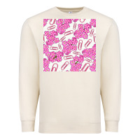 Sandshell floral school seamless pattern Premium Sweatshirt - BundleAndBundleShop