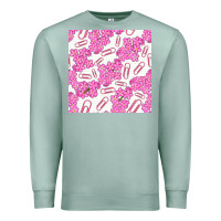 Seafoam floral school seamless pattern Premium Sweatshirt - BundleAndBundleShop