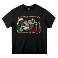 Black joy Christmas Heavy Core Tee - CowhideDigitalArt