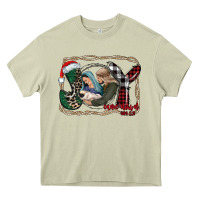 Mossy joy Christmas Heavy Core Tee - CowhideDigitalArt