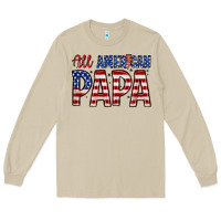Mushroom all American papa Long Sleeve Tee - Zillion Design Studio