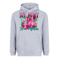 Heather Grey Breast Cancer My Aunt İs A Fighter Heavyweight Hoodie - Artiststas