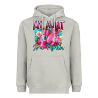Moon Dust Breast Cancer My Aunt İs A Fighter Heavyweight Hoodie - Artiststas