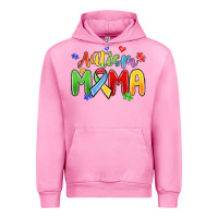 Fuchsia Pink autism mama Urban Hoodie - MaliasSmallBusiness
