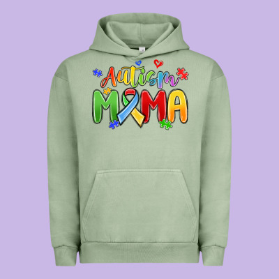 Autism Mama Urban Hoodie Designed By Maliassmallbusiness